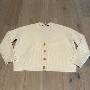 Jenni Kayne Cropped Cashmere Cardigan XXS